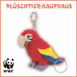 WWF Schlüsselanhänger Papagei 00281